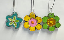 Load image into Gallery viewer, Hand Made Ceramic Flower Wall Art Wall Hanging Decor