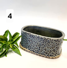 Load image into Gallery viewer, Hand Made Ceramic Stoneware Pottery Herb Stripper Bowl Assorted Colors