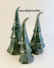 Load image into Gallery viewer, Stoneware Pottery Christmas Tree Hand Built Each one Unique 3 sizes