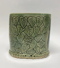 Load image into Gallery viewer, Hand Made Stoneware Pottery Large Utensil Holder Sunflower 100% of proceeds will be donated to Ukraine