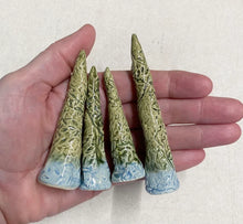 Load image into Gallery viewer, Mini Miniature Hand Made Pottery Ceramic Christmas Tree Trees